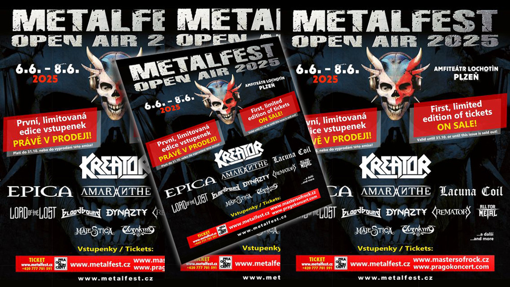 Metalfest METALFEST OPEN AIR 2025 odhaluje první potvrzené kapely!