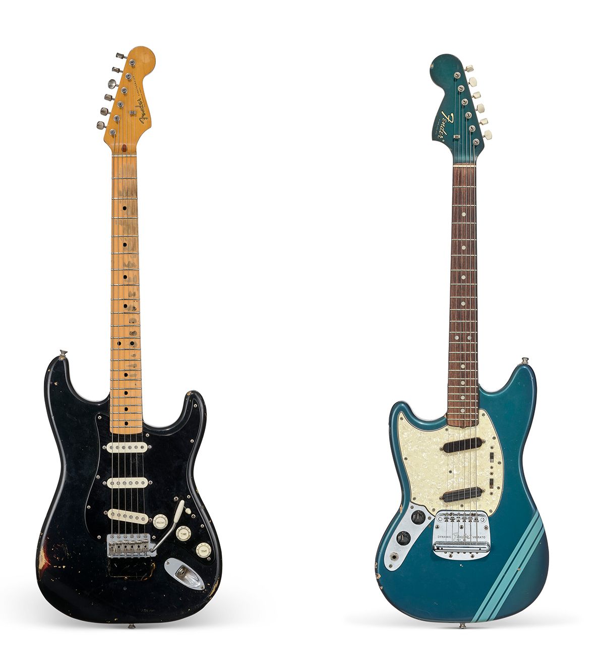 david gilmour kurt cobain guitars
